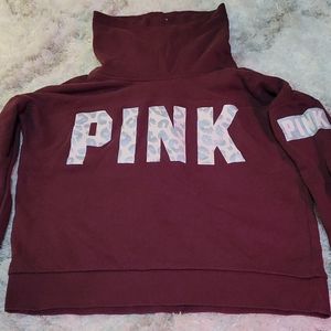 PINK Burgundy Pullover